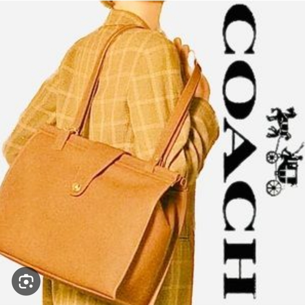 Vintage Coach Barclay Tote (British Tan)